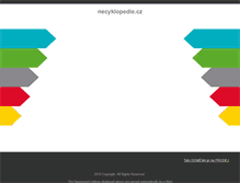 Tablet Screenshot of necyklopedie.cz
